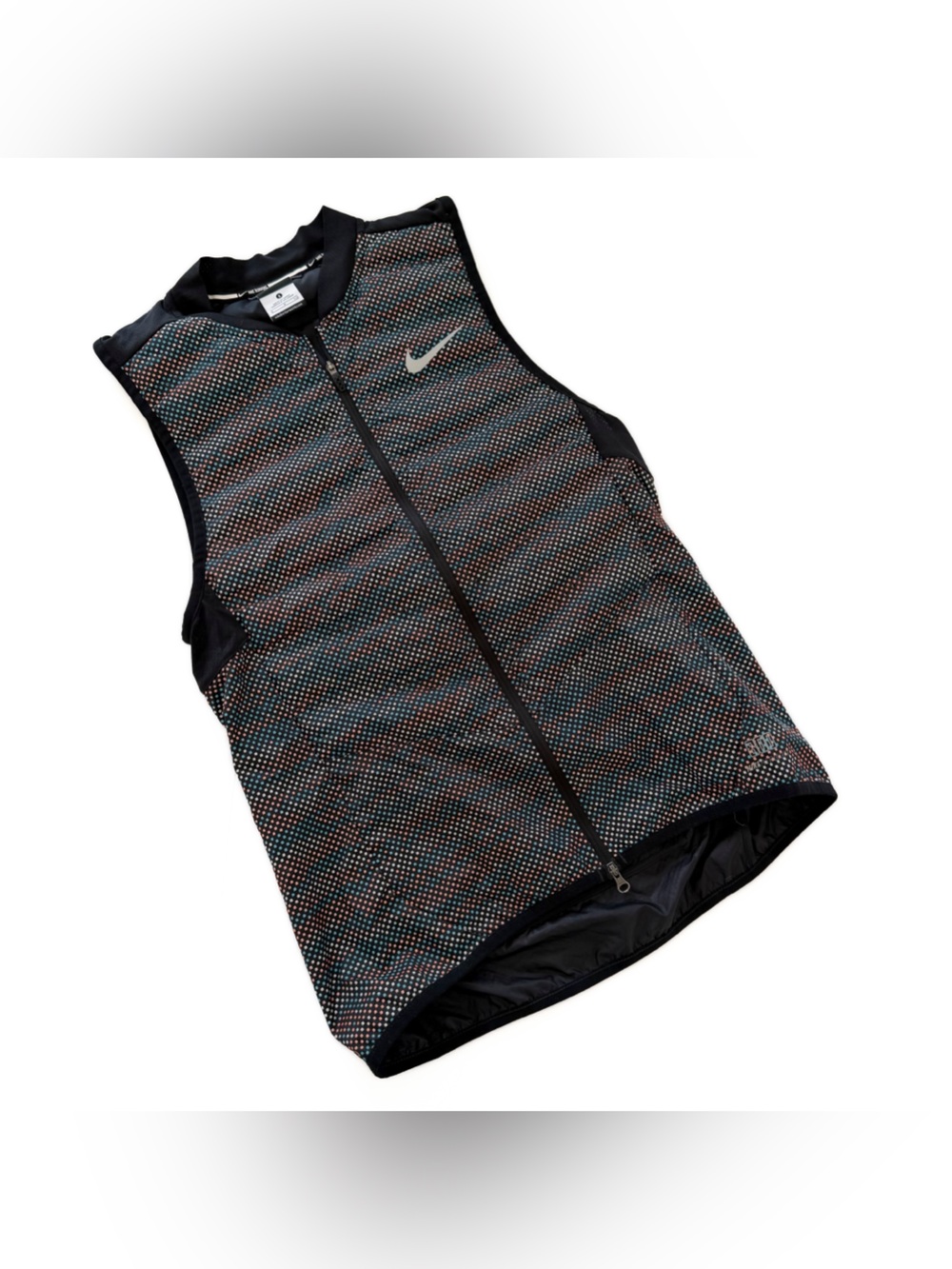 Nike Vest Jacket Womens Small AeroLoft Flash Gilet 800 Down Reflective Running